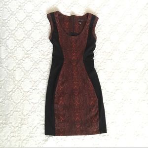 Mango python print sheath dress